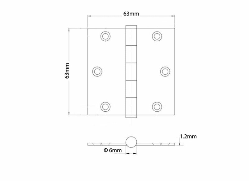 ΜΕΝΤΕΣΕΣ Β.Τ ΓΑΛΒΑΝΙΖΕ 2.5"x 2.5" - Image 2